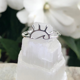 Moonrise Jewelry - R-4 Sun and Wave Ring: 8