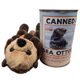 Canned Gifts - Dave the Canned Sea Otter - Eco-Friendly and Recycled Gift: Pop Top Lid