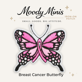 Beast Threads LLC - BC Butterfly Embroidered Patch- RTS