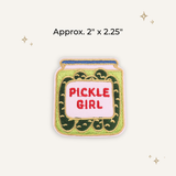 Beast Threads LLC - Pickle Girl Embroidered Patch- RTS