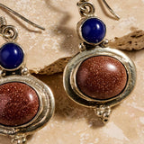 Ten Thousand Villages - Styacka Mixed Stone Dangle Earrings