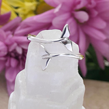 Moonrise Jewelry - R-64 Whale Tails Ring: 7