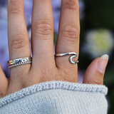 Moonrise Jewelry - R-3 Wave Ring: 6