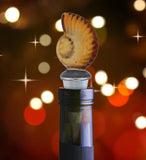 Cota Global - Wine Stopper - Glass Nautilus Sea Shell