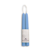 Bluecorn Candles - Beeswax Taper Candles – Dripless & Handmade in USA: Sky Blue / 8"