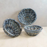 India Handicrafts Inc - Iron Jeans Storage Baskets  sm - med - large