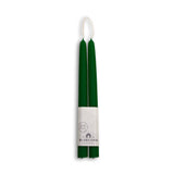 Bluecorn Candles - Beeswax Taper Candles – Dripless & Handmade in USA: Moss / 10"