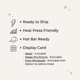 Beast Threads LLC - Peace Pink Nails Embroidered Patch