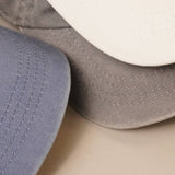Fashion City - Shark Embroidered Cotton Baseball Dad Cap: DENIM BLUE / One Size
