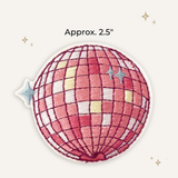 Beast Threads LLC - Pink Disco Ball Embroidered Patch- RTS