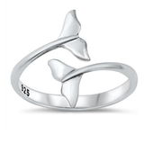 Moonrise Jewelry - R-64 Whale Tails Ring: 6