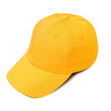 Fashion City - Plain Solid Stone Washed Adjustable Dad Cap: BLACK / ONE SIZE