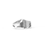 Cape Clasp - Great White Shark Ring - Ocean Jewelry - Cape Clasp: Sterling Silver / Small (7.5)