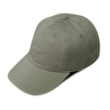 Fashion City - Plain Solid Stone Washed Adjustable Dad Cap: BLACK / ONE SIZE