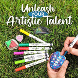 Acrylico - ACRYLICO SET OF 12 COLORS ACRYLIC PAINT PENS- EXTRA FINE TIP