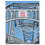 Fridgedoor - 2.5'' x 3.5'' Welcome to Cape Cod Bourne Bridge Magnet