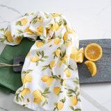 Elsie & Zoey - 3 Piece Lemon Tree Woven Kitchen Tea Towel Set