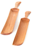African Modern - Wild Olive Wood Knob Handle Cracker Trays: JKWB61A  Small Tray