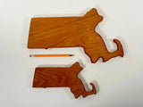 Block Boards - Massachusetts - Cutting Board/Serving Tray/Wall Decor: Large
