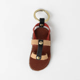 Ten Thousand Villages - * Chappal Mini Sandal Leather Keychain