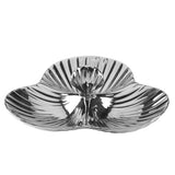 Certified International - Silver Coast 3-D Shell 3 Section Server 11" x 10.5"