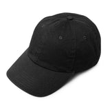 Fashion City - Plain Solid Stone Washed Adjustable Dad Cap: WHITE / ONE SIZE