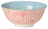 Now Designs by Danica - Orange and Blue Swirls Stamped Bowl 6 inch