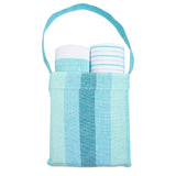 Elsie & Zoey - 3 Piece Seafoam Stripe Tea Towel Set