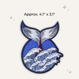 Beast Threads LLC - Whale Tale Embroidered Patch- RTS