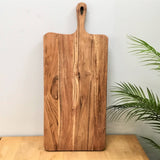 India Handicrafts Inc - Acacia Wood Board with Handle