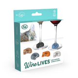 Fred & Friends - Wine Lives - Cat Drink Markers