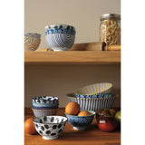 Now Designs by Danica - Blue Waves Stamped Bowl 3.5 inch