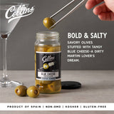 Collins - Gourmet Blue Cheese-Stuffed Cocktail Olives - 4.5 oz