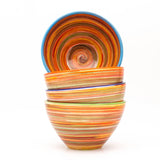 Euro Ceramica Home | ClayBarn - Exclusive for Faire - Raia Cereal Bowls: Blue