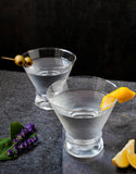 JoyJolt - Afina Heavy Base Stemless Martini Glasses
