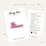 Beast Threads LLC - Princess Embroidered Patch- RTS