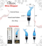 Cota Global - Wine Stopper - Glass Mermaid Tail