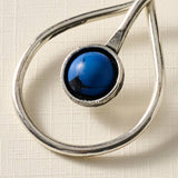 Ten Thousand Villages - Kaksha Silver Cobalt Bead Drop Earrings
