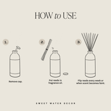 Sweet Water Decor - Coastal Lemon Reed Diffuser - Gifts & Home Decor