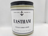 Outer Cape Trading Company - Eastham Cape Cod Soy Wax Crackling Wooden Wick Candle : 4oz