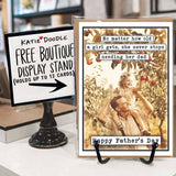 Katie Doodle | Boutique Greeting Cards & Birthday Gifts - Handmade Fathers Day Card | Free Display | Fathers Day Gifts: Yes