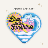 Beast Threads LLC - Live in the Sunshine Embroidered Patch