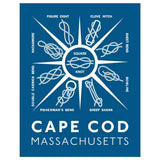 Fridgedoor - 2.5'' x 3.5'' Knot Sampler Cape Cod MA Magnet