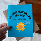 Big Moods - "Another year around the sun..." Birthday Card