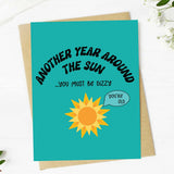Big Moods - "Another year around the sun..." Birthday Card