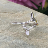 Moonrise Jewelry - R-64 Whale Tails Ring: 6