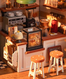 Hands Craft - DIY Miniature House Kit: No. 17 Café