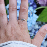 Moonrise Jewelry - R-23 Tiny Dragonfly Ring: 8