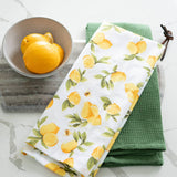 Elsie & Zoey - 3 Piece Lemon Tree Woven Kitchen Tea Towel Set