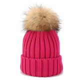 ACCITY - OUTDOOR WARM WOOL BALL KNITTED HAT_CWAH1577: White / (OS) 1